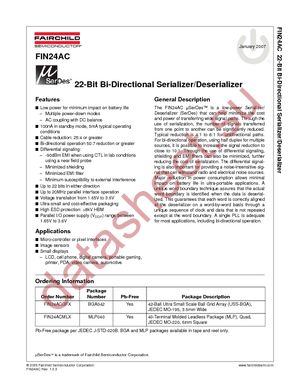 FIN24ACGFX datasheet  